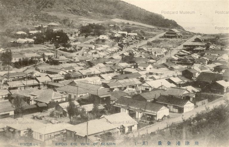 ghr092-Birds　Eye View of Seishin 淸津港全景